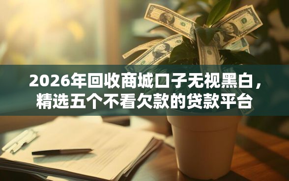 2026年回收商城口子无视黑白，精选五个不看欠款的贷款平台