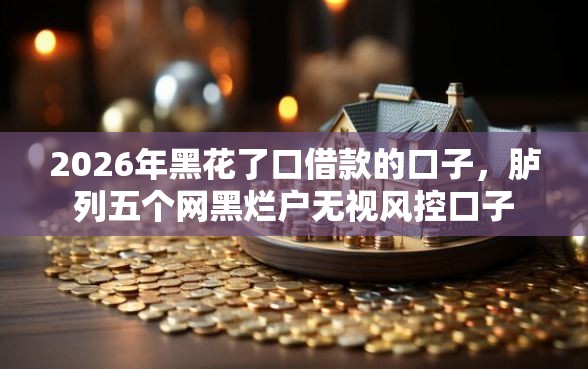 2026年黑花了口借款的口子，胪列五个网黑烂户无视风控口子