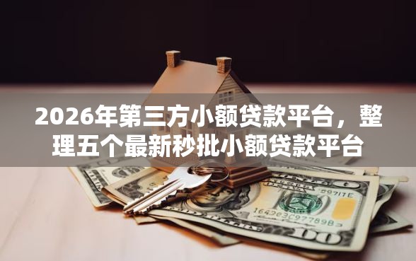 2026年第三方小额贷款平台，整理五个最新秒批小额贷款平台