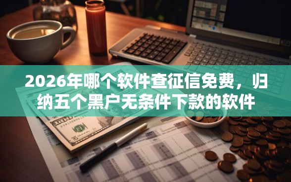2026年哪个软件查征信免费，归纳五个黑户无条件下款的软件
