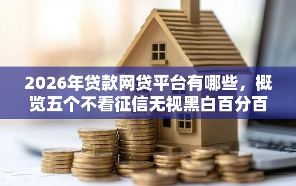 2026年贷款网贷平台有哪些，概览五个不看征信无视黑白百分百下款软件