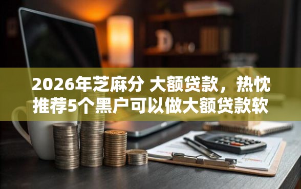 2026年芝麻分 大额贷款，热忱推荐5个黑户可以做大额贷款软件