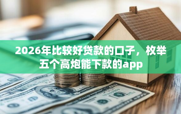 2026年比较好贷款的口子，枚举五个高炮能下款的app