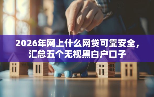 2026年网上什么网贷可靠安全，汇总五个无视黑白户口子