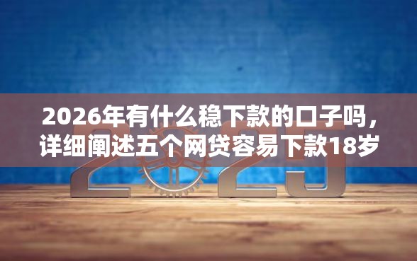 2026年有什么稳下款的口子吗，详细阐述五个网贷容易下款18岁的口子