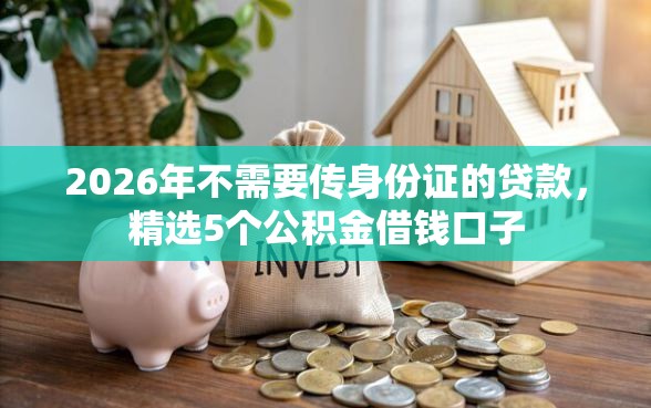 2026年不需要传身份证的贷款,精选5个公积金借钱口子 2026年不需要传身份证的贷款,精选5个公积金借钱口子
