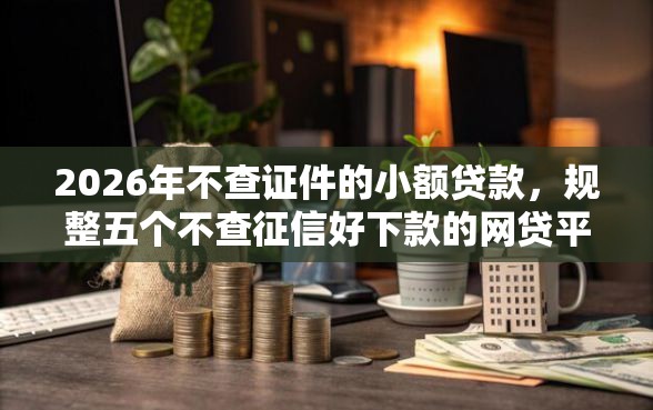 2026年不查证件的小额贷款，规整五个不查征信好下款的网贷平台