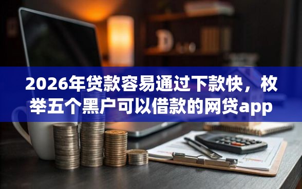 2026年贷款容易通过下款快，枚举五个黑户可以借款的网贷app