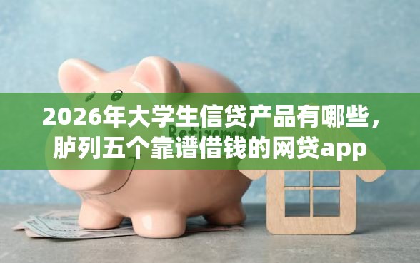 2026年大学生信贷产品有哪些，胪列五个靠谱借钱的网贷app