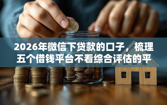 2026年微信下贷款的口子，梳理五个借钱平台不看综合评估的平台