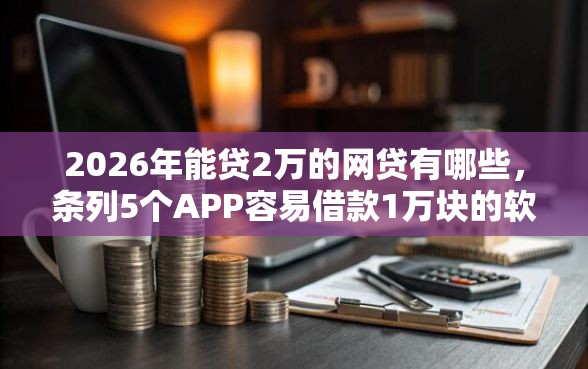2026年能贷2万的网贷有哪些,条列5个APP容易借款1万块的软件 2026年能贷2万的网贷有哪些,条列5个APP容易借款1万块的软件