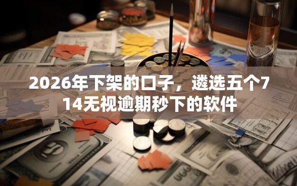 2026年下架的口子，遴选五个714无视逾期秒下的软件