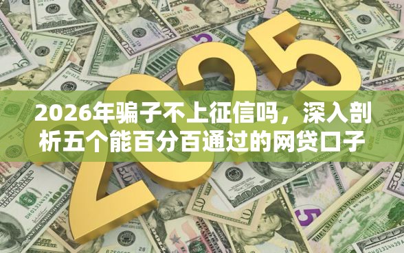 2026年骗子不上征信吗，深入剖析五个能百分百通过的网贷口子