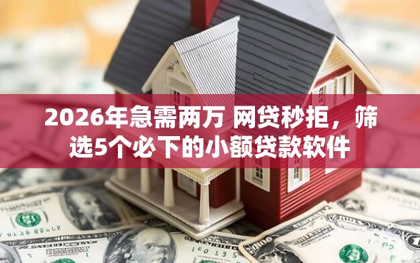 2026年急需两万 网贷秒拒，筛选5个必下的小额贷款软件