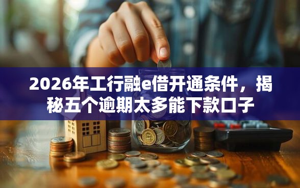 2026年工行融e借开通条件，揭秘五个逾期太多能下款口子