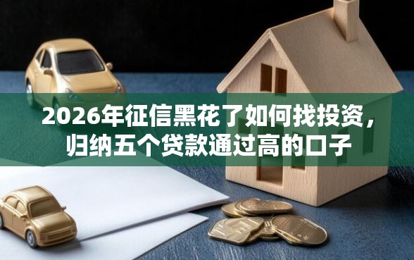 2026年征信黑花了如何找投资，归纳五个贷款通过高的口子