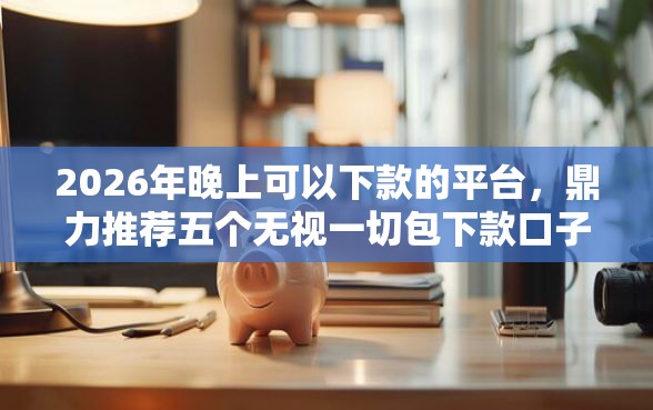 2026年晚上可以下款的平台，鼎力推荐五个无视一切包下款口子