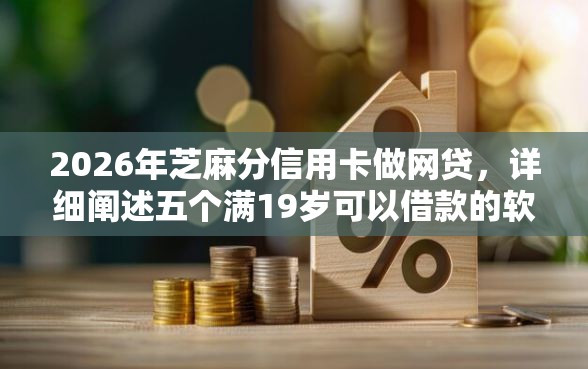 2026年芝麻分信用卡做网贷，详细阐述五个满19岁可以借款的软件