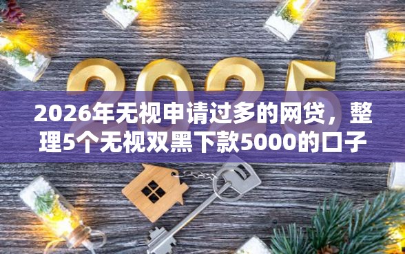 2026年无视申请过多的网贷，整理5个无视双黑下款5000的口子