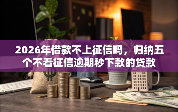 2026年借款不上征信吗，归纳五个不看征信逾期秒下款的贷款