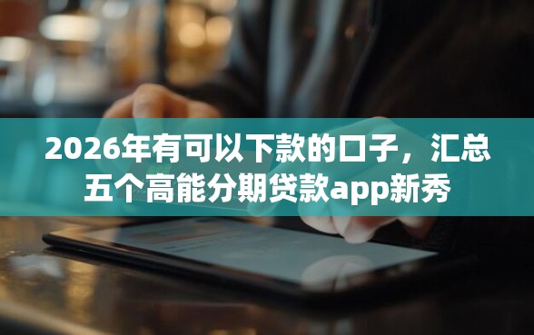 2026年有可以下款的口子，汇总五个高能分期贷款app新秀