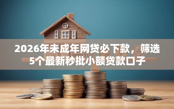 2026年未成年网贷必下款，筛选5个最新秒批小额贷款口子
