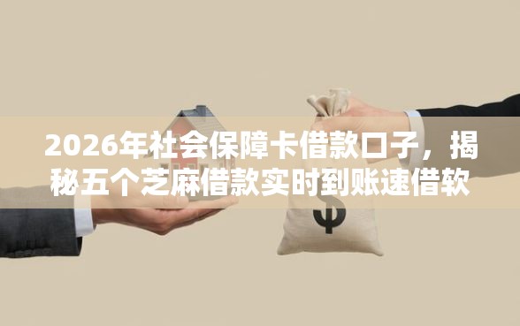 2026年社会保障卡借款口子，揭秘五个芝麻借款实时到账速借软件