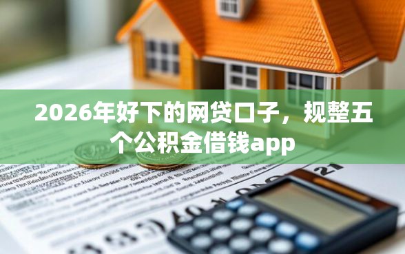 2026年好下的网贷口子，规整五个公积金借钱app