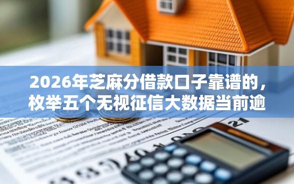2026年芝麻分借款口子靠谱的，枚举五个无视征信大数据当前逾期下款的口子