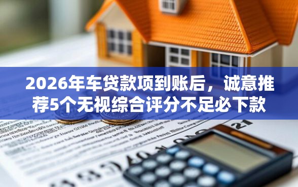 2026年车贷款项到账后，诚意推荐5个无视综合评分不足必下款口子