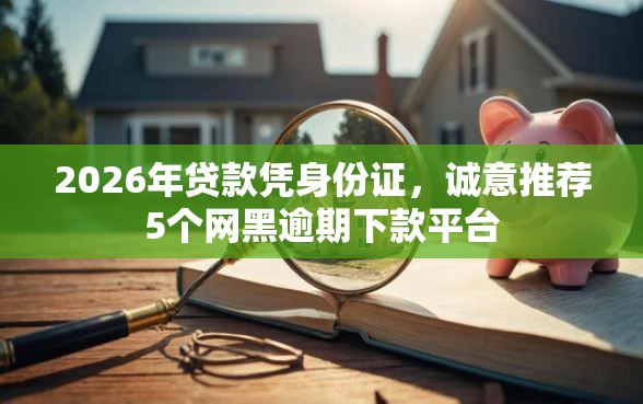 2026年贷款凭身份证，诚意推荐5个网黑逾期下款平台