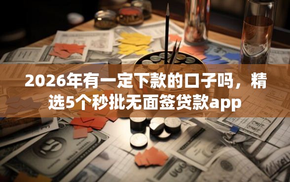 2026年有一定下款的口子吗，精选5个秒批无面签贷款app