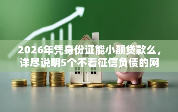 2026年凭身份证能小额贷款么，详尽说明5个不看征信负债的网贷百分百下款软件