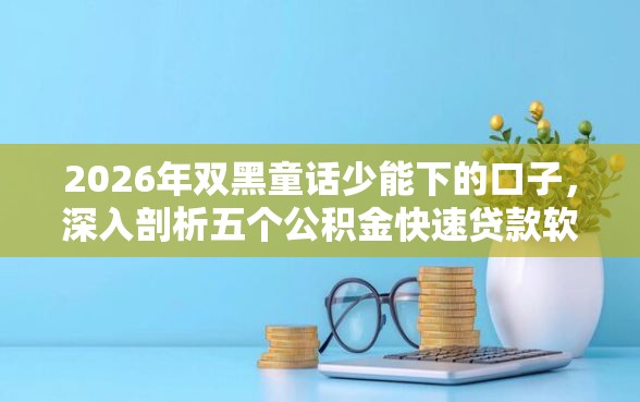 2026年双黑童话少能下的口子，深入剖析五个公积金快速贷款软件