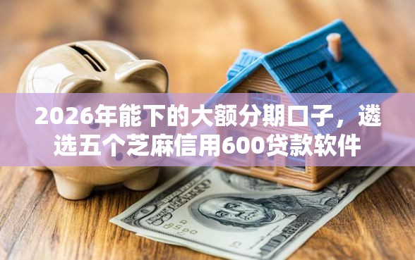 2026年能下的大额分期口子，遴选五个芝麻信用600贷款软件