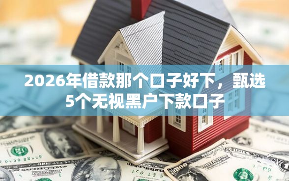 2026年借款那个口子好下，甄选5个无视黑户下款口子