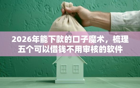 2026年能下款的口子魔术，梳理五个可以借钱不用审核的软件