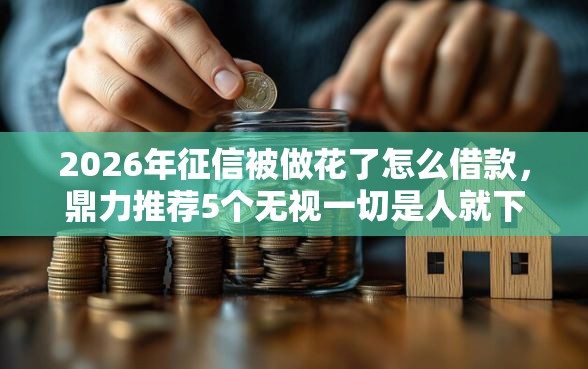 2026年征信被做花了怎么借款，鼎力推荐5个无视一切是人就下款软件