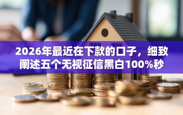 2026年最近在下款的口子，细致阐述五个无视征信黑白100%秒下网贷平台