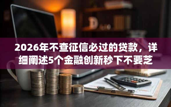 2026年不查征信必过的贷款，详细阐述5个金融创新秒下不要芝麻分的app