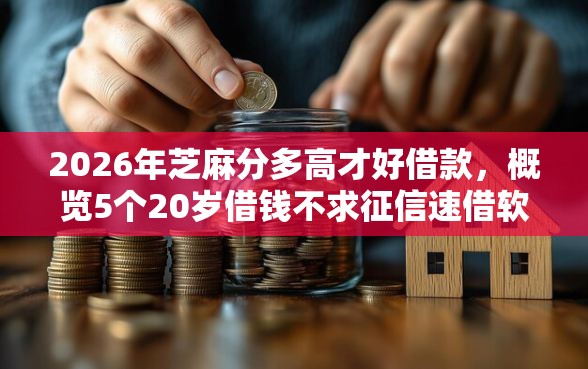 2026年芝麻分多高才好借款，概览5个20岁借钱不求征信速借软件