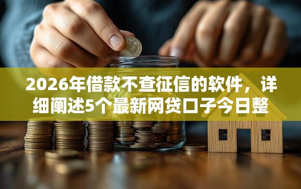 2026年借款不查征信的软件，详细阐述5个最新网贷口子今日整理这五个口子