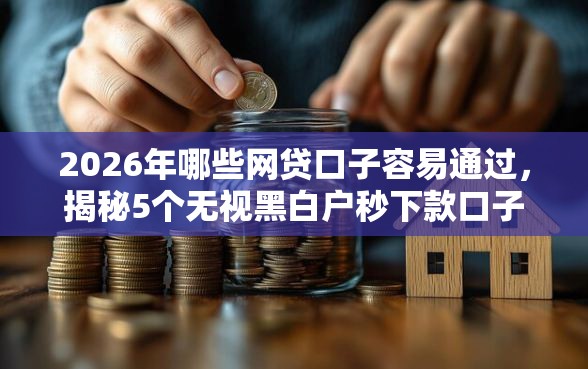 2026年哪些网贷口子容易通过，揭秘5个无视黑白户秒下款口子软件