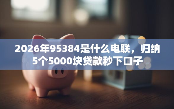 2026年95384是什么电联，归纳5个5000块贷款秒下口子