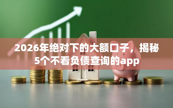 2026年绝对下的大额口子，揭秘5个不看负债查询的app