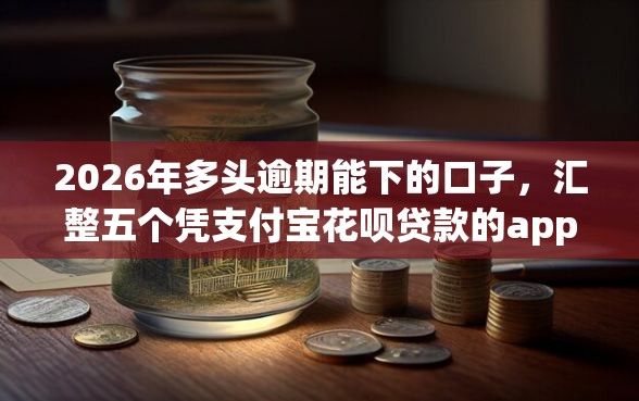 2026年多头逾期能下的口子，汇整五个凭支付宝花呗贷款的app