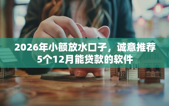 2026年小额放水口子，诚意推荐5个12月能贷款的软件