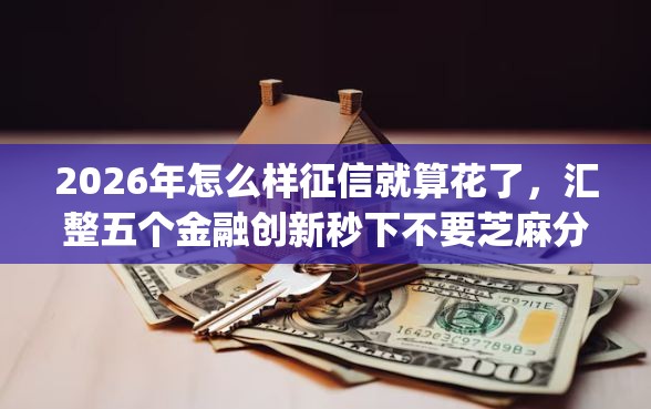 2026年怎么样征信就算花了，汇整五个金融创新秒下不要芝麻分的app
