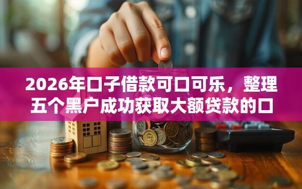 2026年口子借款可口可乐，整理五个黑户成功获取大额贷款的口子