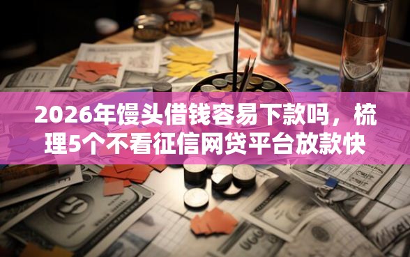 2026年馒头借钱容易下款吗，梳理5个不看征信网贷平台放款快的软件